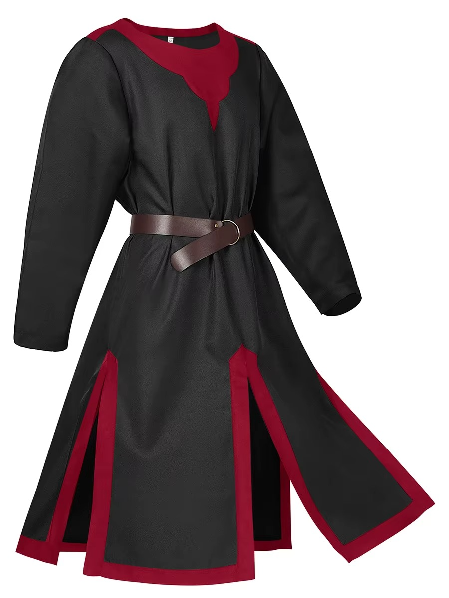 Men's Viking Knight Tunic | Templar Crusader Medieval Costume for LARP & Cosplay