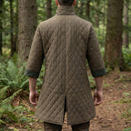 Men's Viking Gambeson Jacket - Medieval Padded Armor Coat for LARP Renaissance Costume