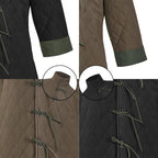 Men's Viking Gambeson Jacket - Medieval Padded Armor Coat for LARP Renaissance Costume