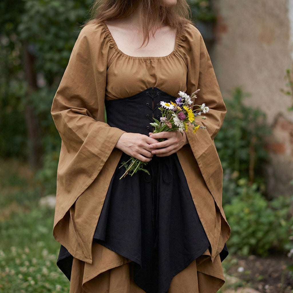 Women's Viking Medieval Dress | Renaissance Nordic Warrior Costume for LARP & Cosplay