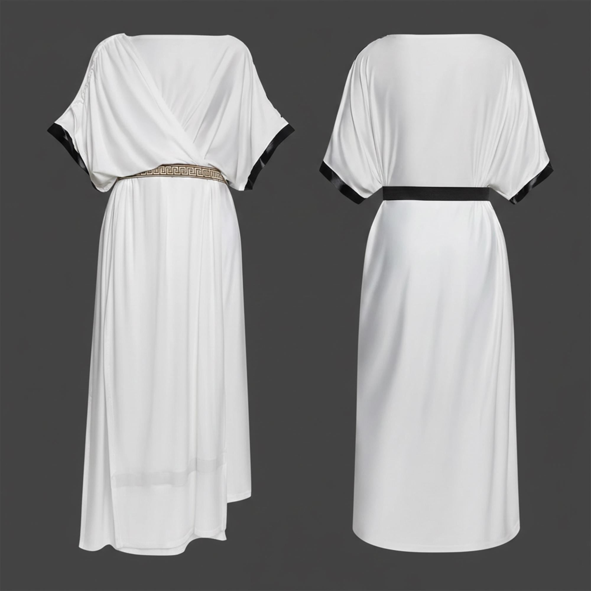 Men's Gladiator Toga Costume, Greek Roman Outfit, Gold Laurel Crown