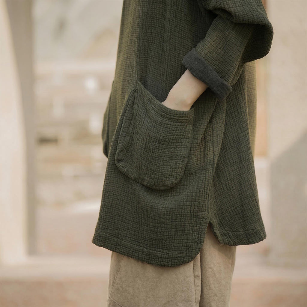 Boho Cotton Knit Sweater, Lightweight Spring Pullover, Casual Minimalist Outfit